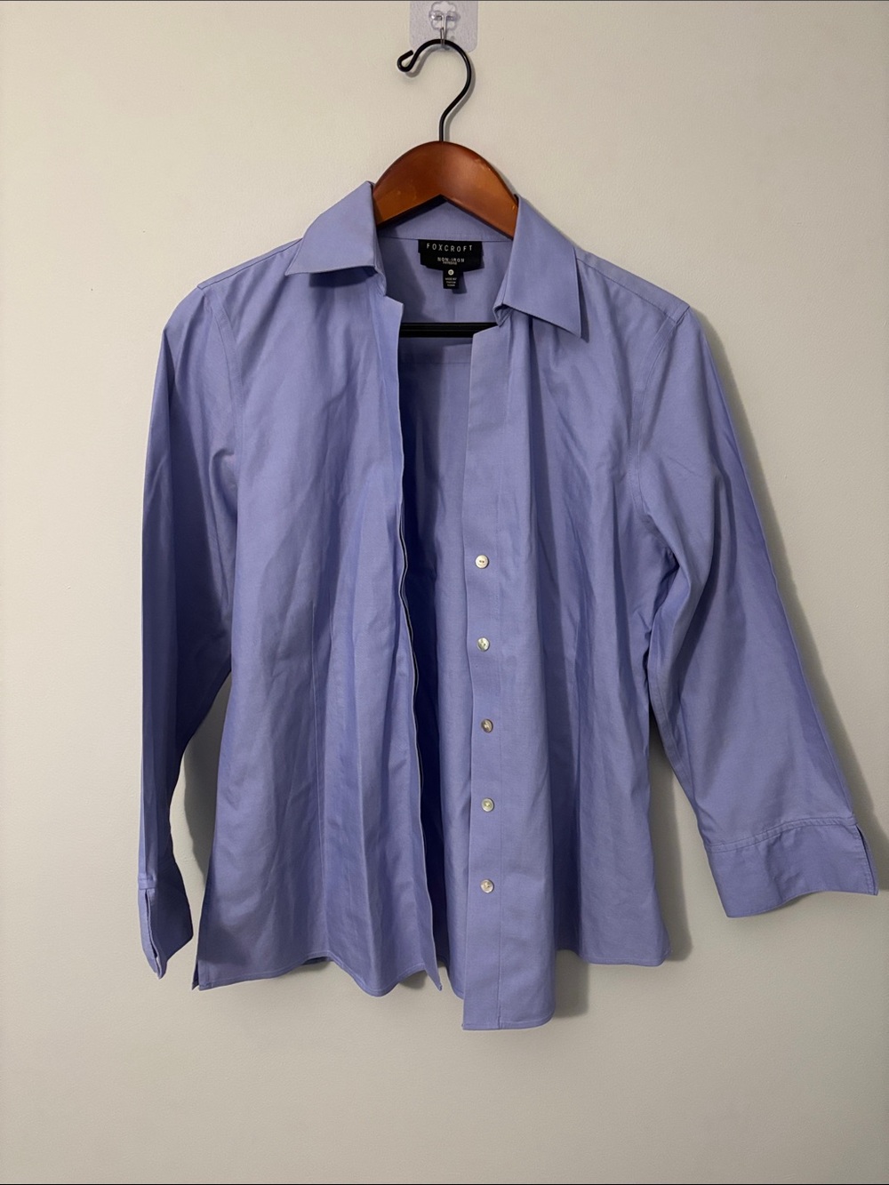 Foxcroft Lavender Button-Down Women’s Shirt